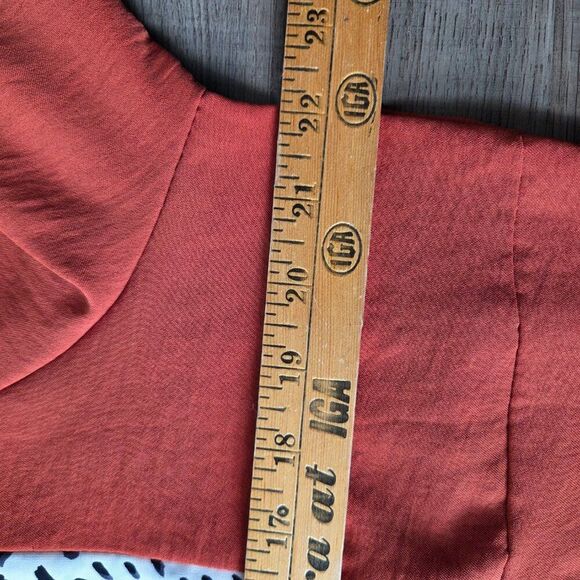 EUC LIKE NEW BEESON RIVER RUST ANIMAL PRINT MIX LONGSLEEVES SHORT DRESS 2XL PLUS - Picture 13 of 14